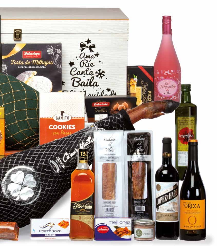 Baúl con Jamón Serrano Gran Reserva Corte V — Ref. 305