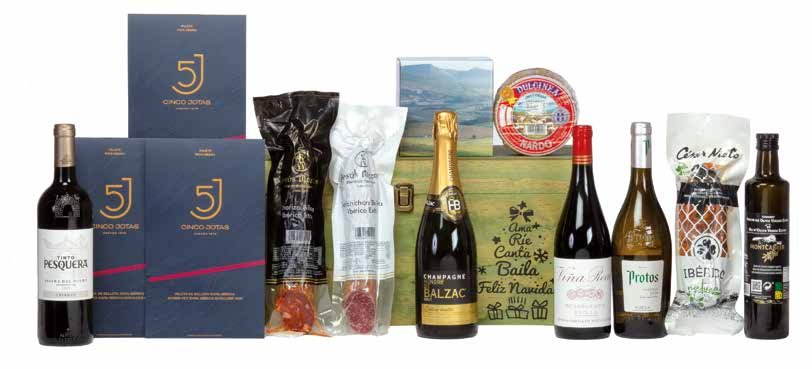 Baúl Navideño Gran Lujo Champagne — Ref. 552