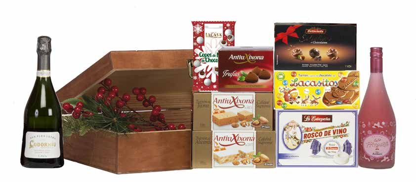 Plumier Navideño Cava y Turrones — Ref. 554