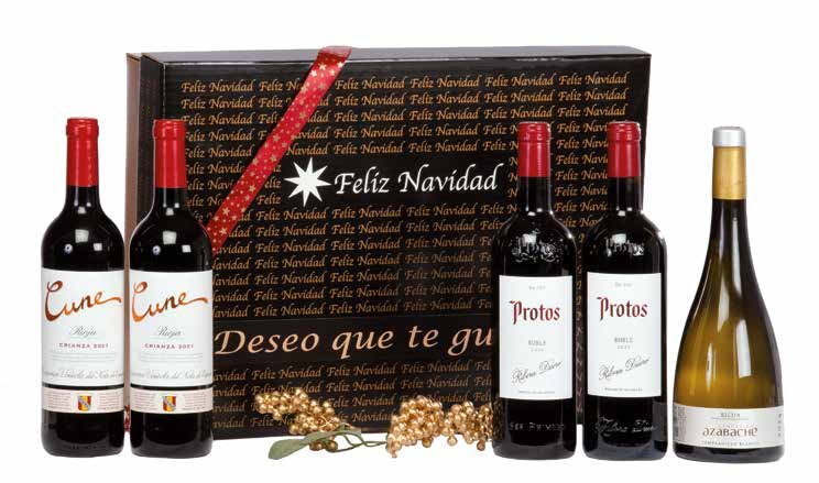 Estuche Navideño Cinco Vinos — Ref. 613