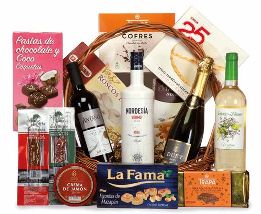 Cesta de Mimbre Vermut Atlántico — Ref. 401