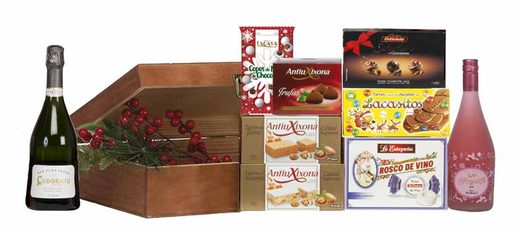 Plumier Navideño Cava y Turrones — Ref. 554