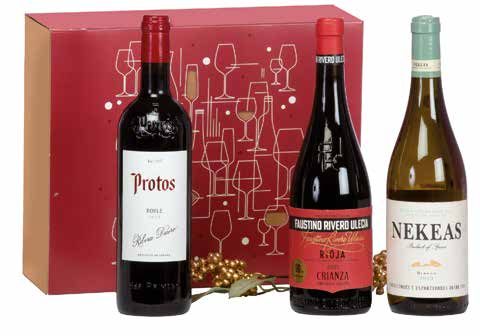 Estuche Navideño Brut y Vinos — Ref. 616